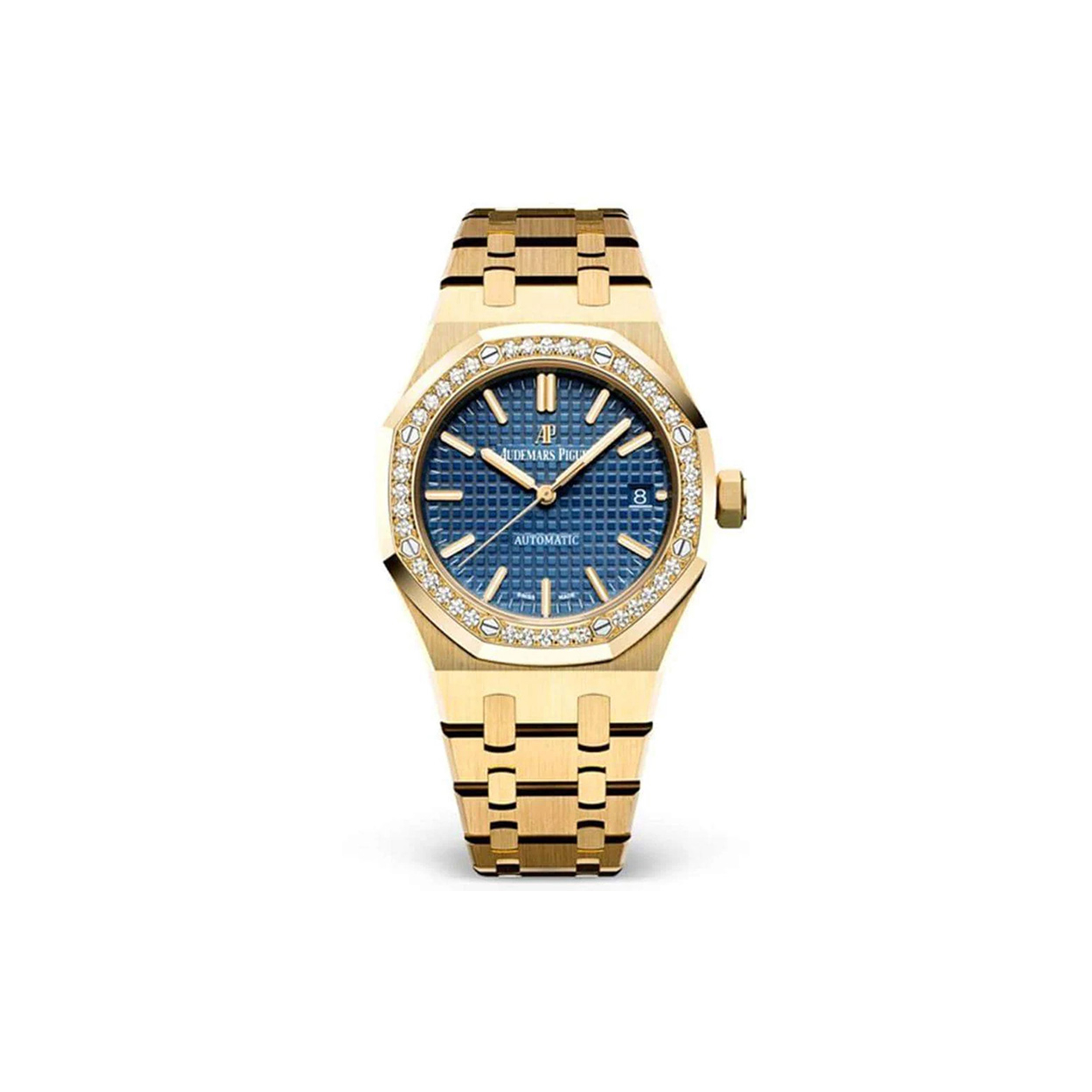 AUDEMARS PIGUET ROYAL OAK 37MM BLUE DIAL 15451BA